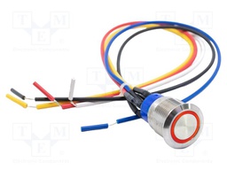 Switch: vandal resistant; SPDT; 3A/250VAC; IP67; ON-(ON); 12V; ULV4