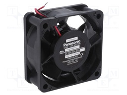 Fan: DC; axial; 12VDC; 60x60x25mm; 33.6m3/h; 27.5dBA; ball bearing