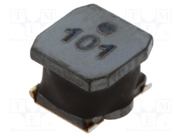 Power Inductor (SMD), 100 µH, 900 mA, Wirewound, 1.1 A, VLS-EX Series, 6mm x 6mm x 4.5mm