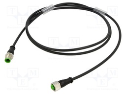 Cable: for sensors/automation; PIN: 4; 1.5m; 250VDC; 250VAC; 4A