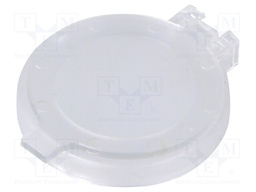 Protection cover; for panel mounting,rear side nut; 1÷10mm