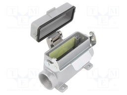 Enclosure: for HDC connectors; C146; size A16; with latch; PG21