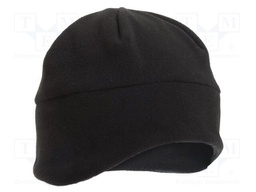 Cap; black; polyester polar; Size: 57-61; 240g/m2