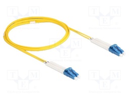 Fiber patch cord; OS2; LC/UPC,both sides; 2m; 9/125um; LSZH; blue