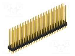 Connector: pin strips; pin header; male; PIN: 68; 1.27mm; THT; 2x34