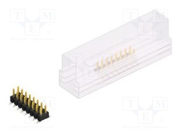 Connector: pin strips; pin header; male; PIN: 16; 2.54mm; SMT; 2x8