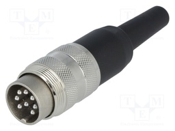 Connector: M16; male; for cable; IP40; plug; soldering; 100V; PIN: 8