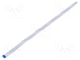 FFC cable; Cores: 20; Cable ph: 0.5mm; L: 304mm; 60V; Plating: tinned