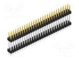 Connector: pin strips; pin header; male; PIN: 54; 2.54mm; THT; 2x27