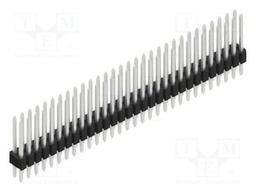 Connector: pin strips; pin header; male; PIN: 60; 1.27mm; THT; 2x30