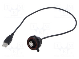 Connector: USB B; socket; PIN: 4; threaded joint; USB Buccaneer