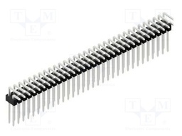 Connector: pin strips; pin header; male; PIN: 64; 2.54mm; THT; 2x32