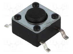 Microswitch TACT; SPST-NO; Pos: 2; 0.05A/12VDC; SMT; none; 1.6N