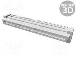 Connector: PCB to PCB; female; PIN: 100; 0.8mm; H: 9mm; Series: FH
