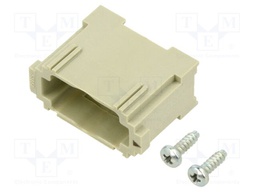 Connector: HDC; contact insert; female; MIXO DATA; w/o contacts