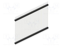 Connector: pin strips; pin header; male; PIN: 30; 2.54mm; THT; 1x30