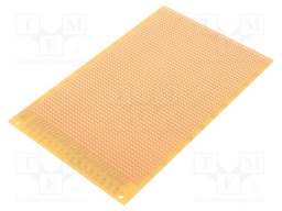 Board: universal; single sided,prototyping; W: 100mm; L: 160mm