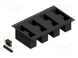 Connector: pin strips; pin header; male; PIN: 7; 2.54mm; SMT; 1x7