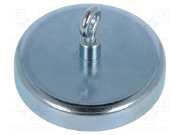 Magnet: permanent; hard ferrite; 280N; 57mm; with eyelet