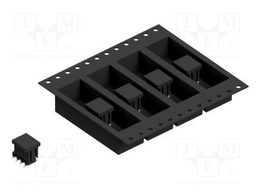 Connector: pin strips; pin header; male; PIN: 8; 2mm; SMT; 2x4; 100V