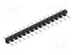 Connector: pin strips; pin header; male; PIN: 15; 2.54mm; SMT; 1x15