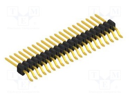 Connector: pin strips; pin header; male; PIN: 21; 1.27mm; SMT; 1x21