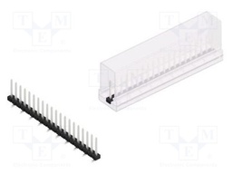 Connector: pin strips; pin header; male; PIN: 20; 2mm; SMT; 1x20