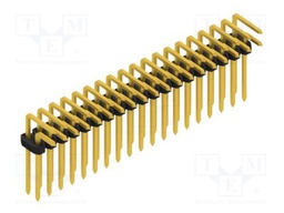 Connector: pin strips; pin header; male; PIN: 38; 2mm; THT; 2x19