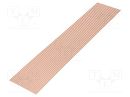 Board: universal; single sided,prototyping; W: 500mm; L: 100mm