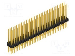 Connector: pin strips; pin header; male; PIN: 70; 1.27mm; THT; 2x35