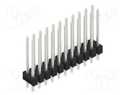 Connector: pin strips; pin header; male; PIN: 22; 2.54mm; THT; 2x11