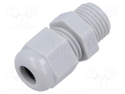 Cable gland; PG7; IP68; polyamide 6; light grey; HELUTOP® HT