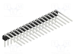 Connector: pin strips; pin header; male; PIN: 17; 2.54mm; THT; 1x17