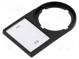 Bezel with description label; RMQ-Titan; 30x50mm