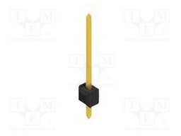 Connector: pin strips; pin header; male; PIN: 1; 2.54mm; THT; 1x1