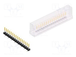 Connector: pin strips; pin header; male; PIN: 16; 2.54mm; SMT; 1x16