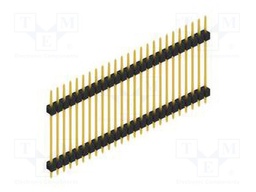 Connector: pin strips; pin header; male; PIN: 25; 2.54mm; THT; 1x25