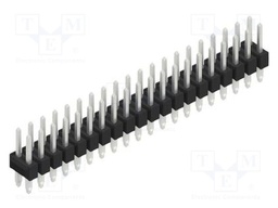 Connector: pin strips; pin header; male; PIN: 40; 2.54mm; THT; 2x20