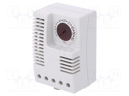 Sensor: thermostat; Contacts: SPDT; 8A; IP20; Mounting: DIN; 48VDC