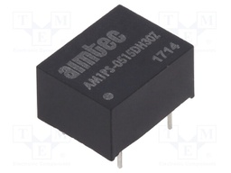 Converter: DC/DC; 1W; Uin: 4.5÷5.5V; Uout: 15VDC; Uout2: -15VDC; DIP8