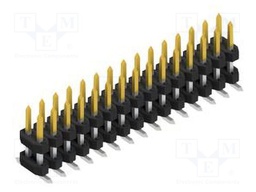Connector: pin strips; pin header; male; PIN: 30; 2mm; SMT; 2x15