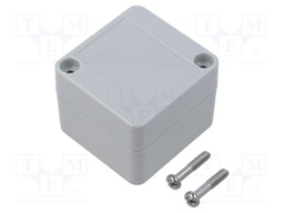 Enclosure: multipurpose; X: 50mm; Y: 52mm; Z: 40mm; 1555; light grey