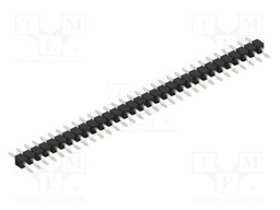 Connector: pin strips; pin header; male; PIN: 31; 2.54mm; SMT; 1x31