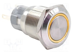 Switch: vandal resistant; SPDT; 2A/24VDC; IP67; ON-ON; orange; 125V