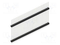 Connector: pin strips; pin header; male; PIN: 30; 2.54mm; THT; 1x30
