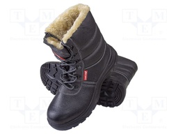 Boots; Size: 44; black; leather; bad weather,slip