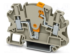 Splice terminal: rail; 28A; 500V; screw terminal; PA; 0.14÷6mm2