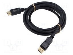 Cable; DisplayPort 2.1,HDCP 2.2; DisplayPort plug,both sides