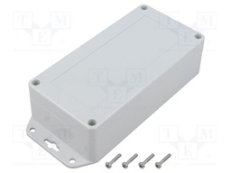 Enclosure: multipurpose; X: 80mm; Y: 160mm; Z: 45mm; ZP; light grey
