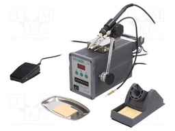 Soldering station; digital; ESD; 90W; 200÷450°C; Plug: EU